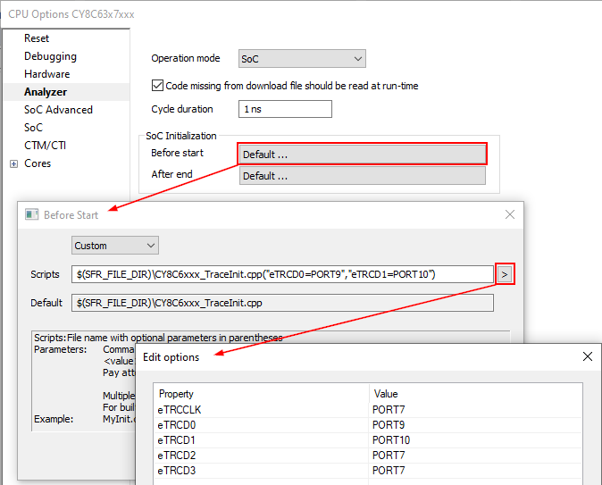 CypressPSoC6_trace_GPIO_selection_current