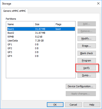 eMMCStorageUMIVerify