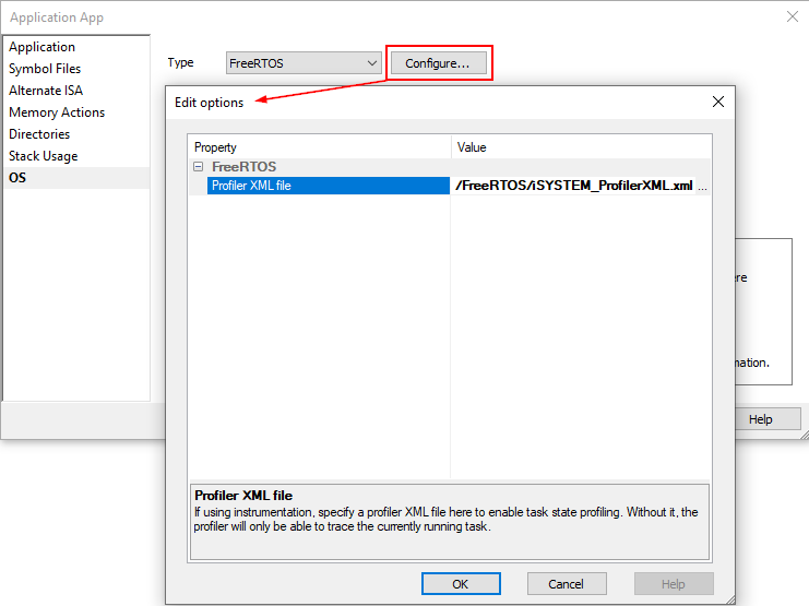 FreeRTOS_Configure_ProfilerXLMFile