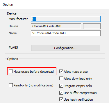 MassEraseBeforeDownload