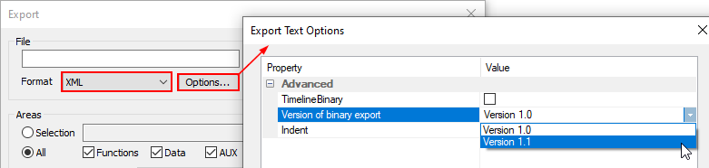 Profiler-binary-export