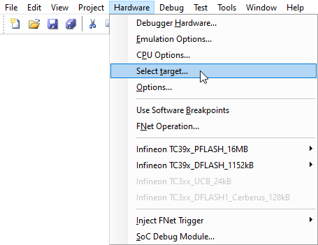 Select-Target-Board-re-located