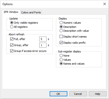 SFRwindowRealtime