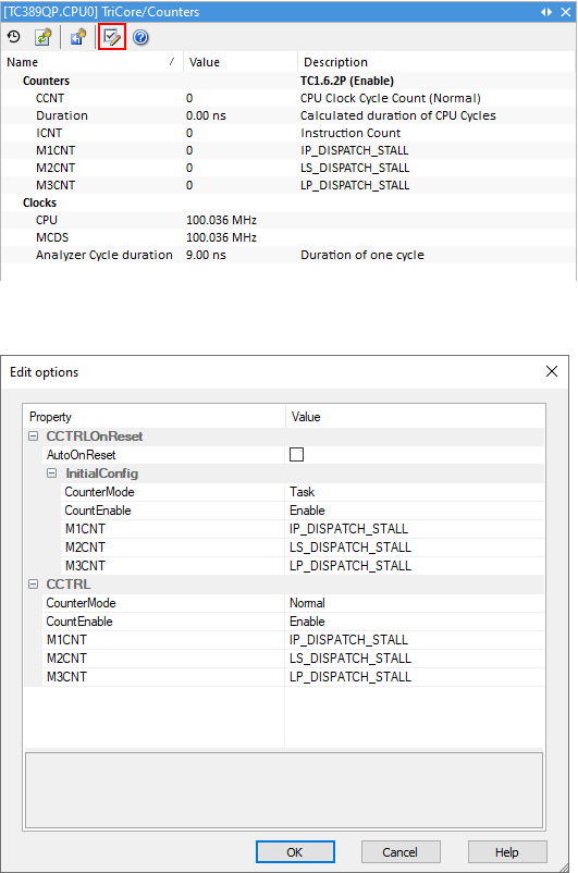 Tricore-counters-window-options-button-previous