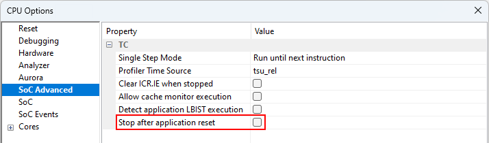 TriCore-CPUOptions-Stop-After_Reset