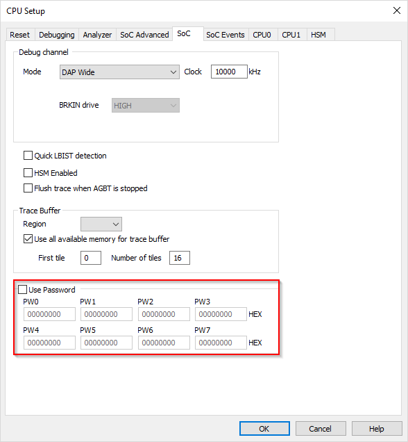 TriCorePasswordDesignation