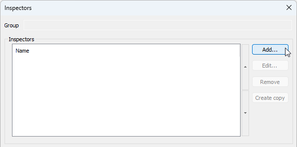 Add-inspector-area