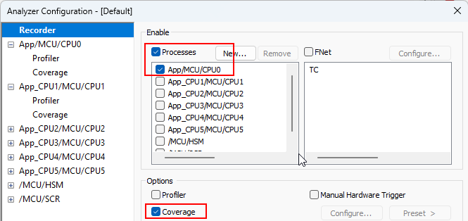 coverage-winidea-configuration