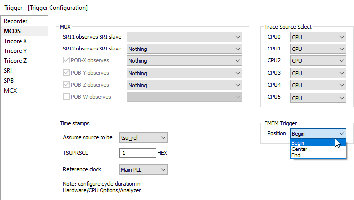 EMEM-TCM-Trigger-Position-configuration