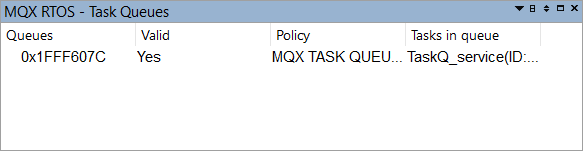 RTOS-mqx-queues