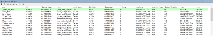 RTOS-mqx-tasks