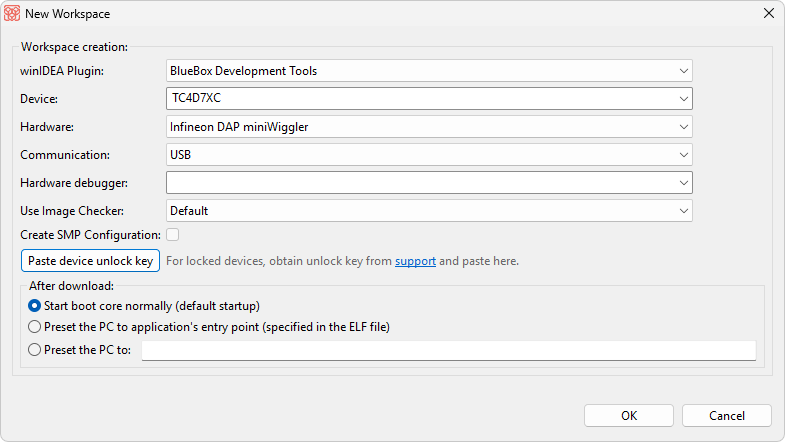 winidea-eclipse-create-workspace